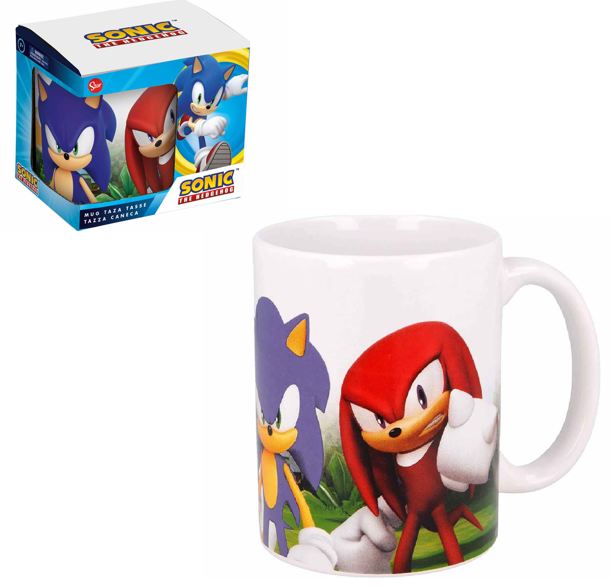 Tazza Mug Sonic in Ceramica 310 Ml in Confezione - Stt497