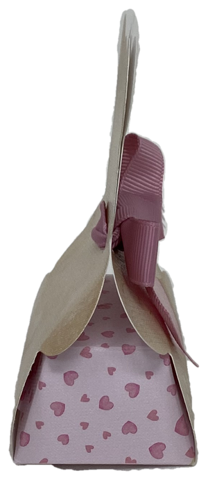 Bomboniera Astuccio Orsetto Rosa con Confetti Cerimonie Feste - 17858