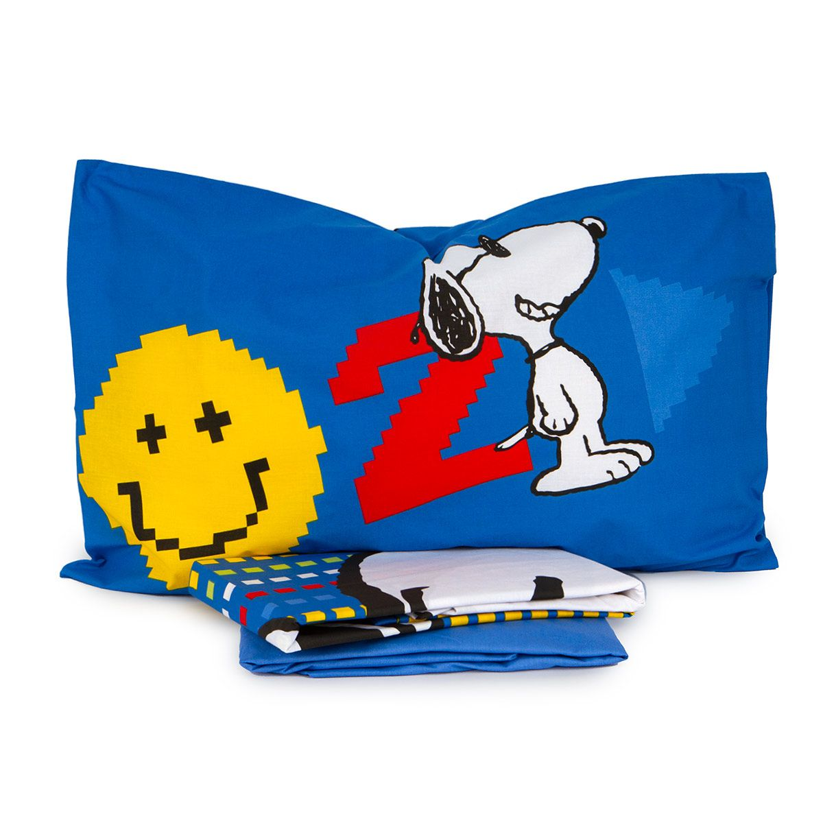 Completo Lenzuola Snoopy Sottolenzuola Lenzuola Federa Letto Singolo - Sno-Bedset-0740