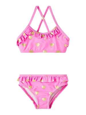 Costume Mare Bikini 2 Pezzi Bambina Ragazza Taglie 2/8 Anni - 13213796fuxia