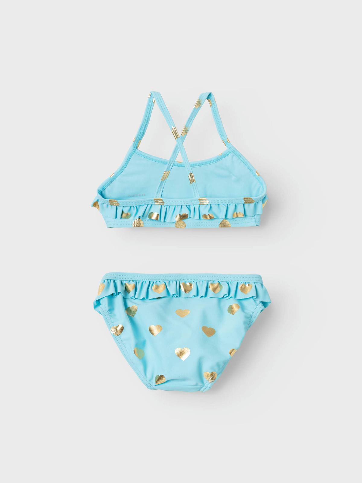 Costume Mare Bikini 2 Pezzi Bambina Ragazza Taglie 2/8 Anni - 13213796celeste
