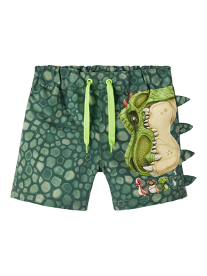 Costume Mare Dinosauri Pantaloncino Bermuda Bambino 1/7 Anni - 13213888verde