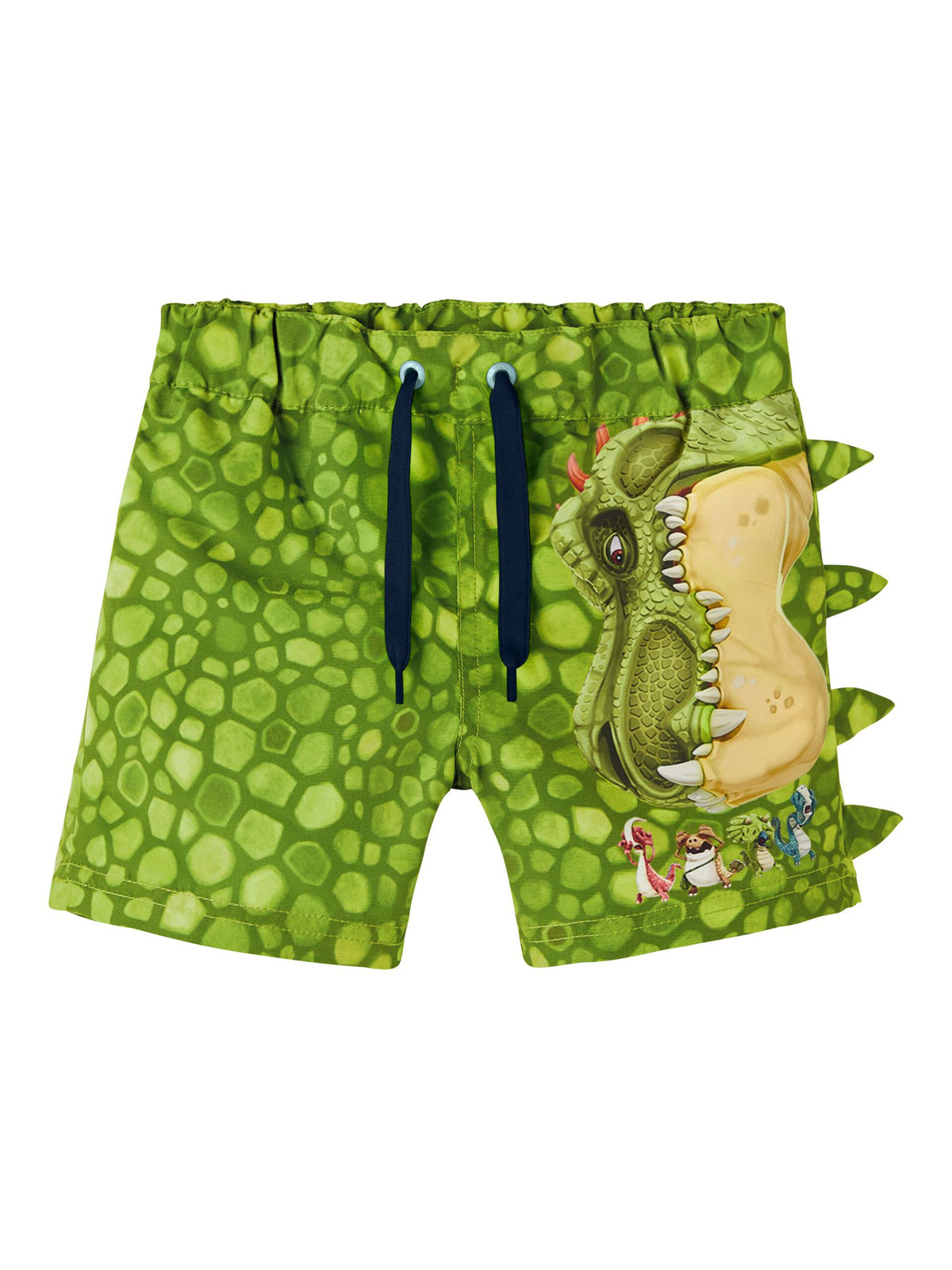 Costume Mare Dinosauri Pantaloncino Bermuda Bambino 1/7 Anni - 13213888verdefluo
