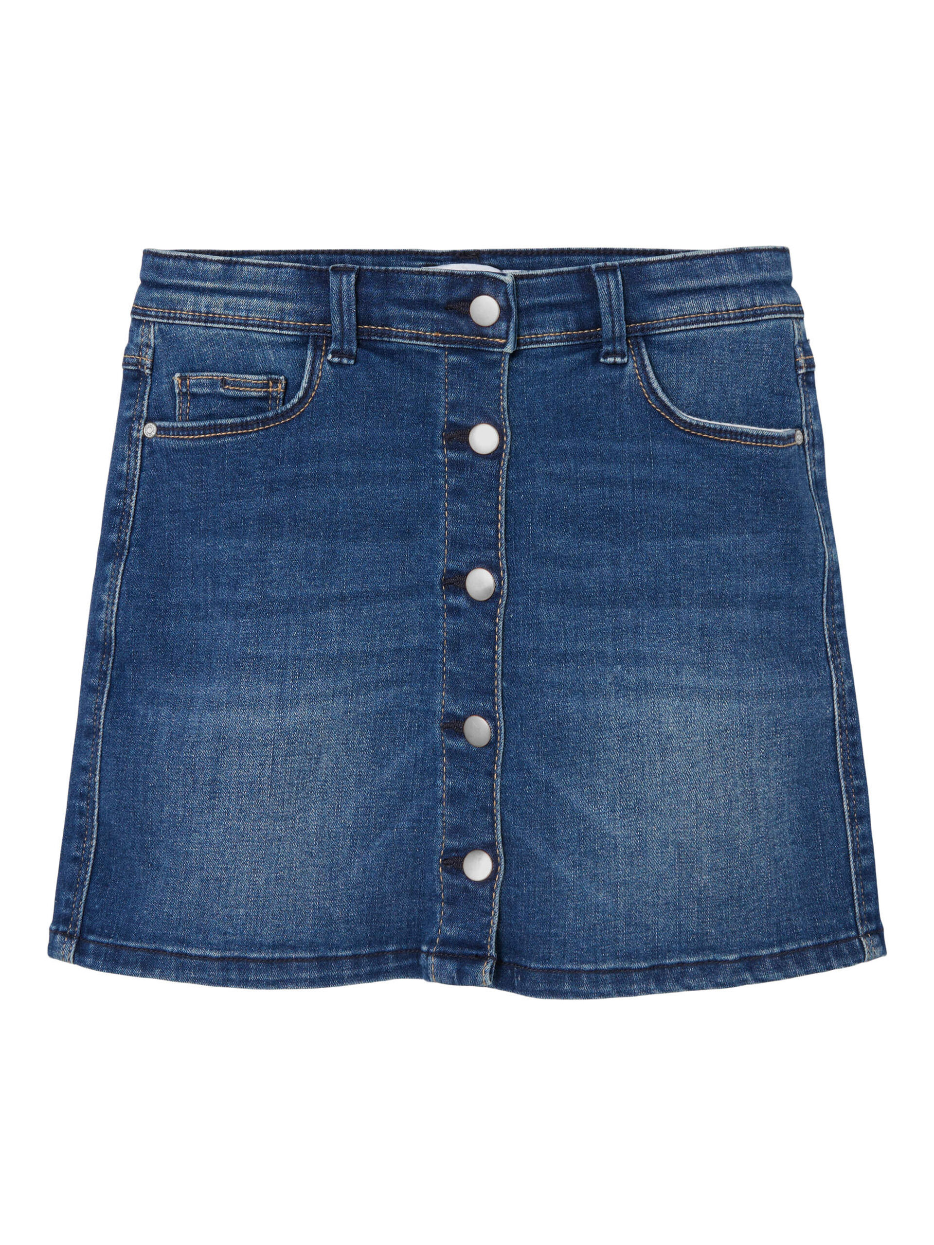 Gonna in Jeans Bambina con Bottoni - 13208926
