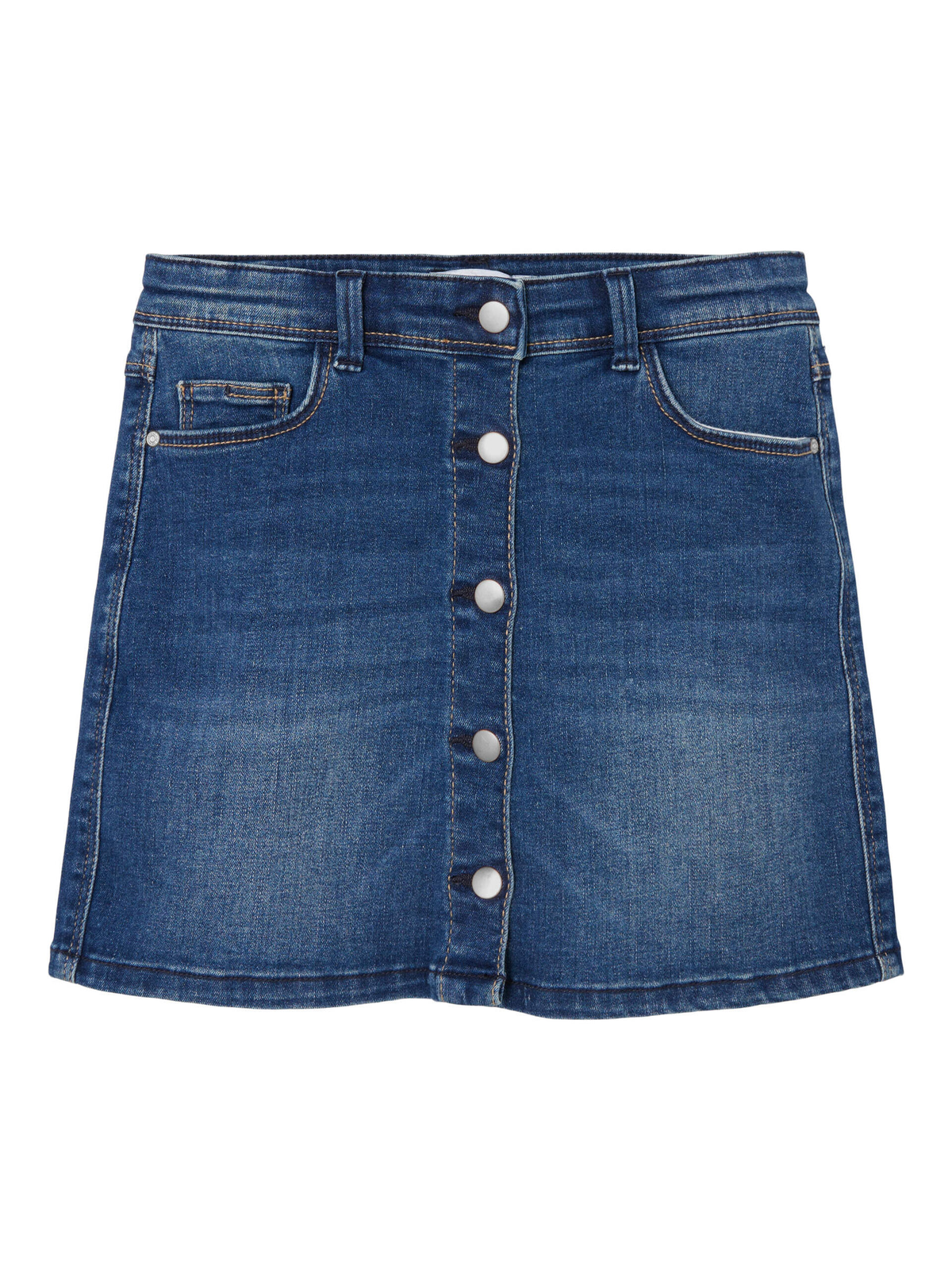 Gonna in Jeans Bambina con Bottoni - 13208926