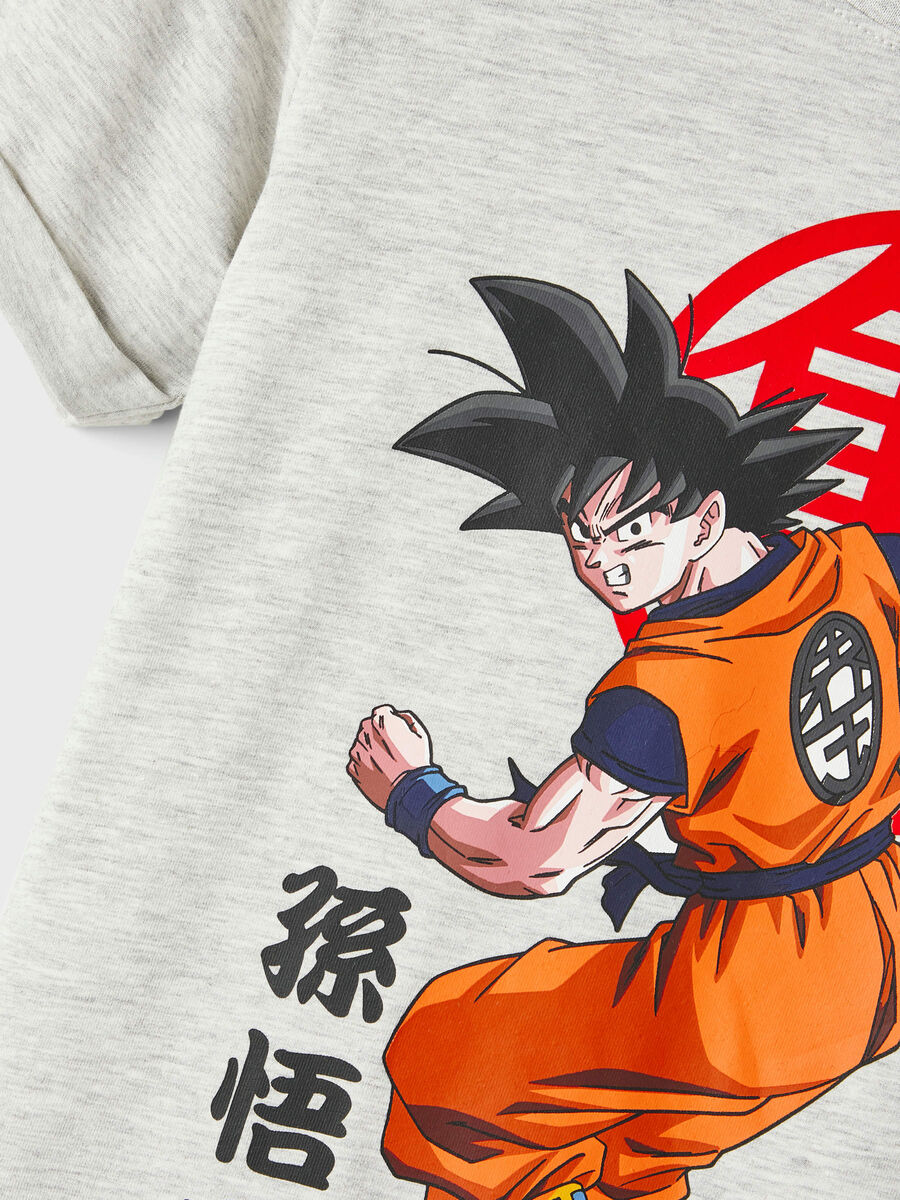 T-Shirt M.c. Goku Dragon Ball Maglietta Bambino - 13217930grigioc