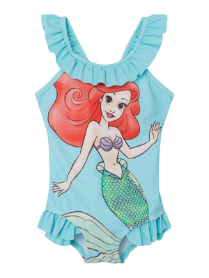 Costume Mare Intero Ariel Principesse Bambina Ragazza 2/8 Anni - 13213871celeste