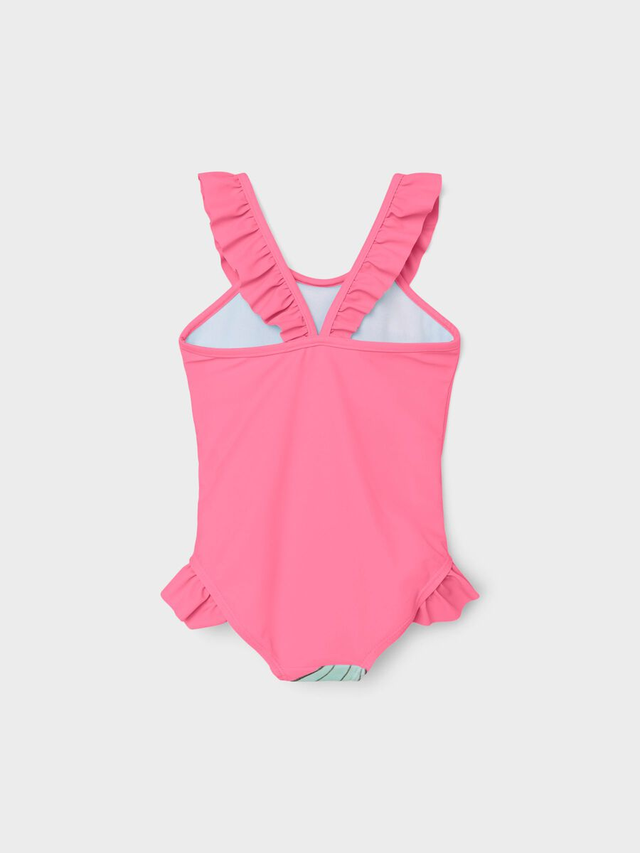 Costume Mare Intero Ariel Principesse Bambina Ragazza 2/8 Anni - 13213871fuxia
