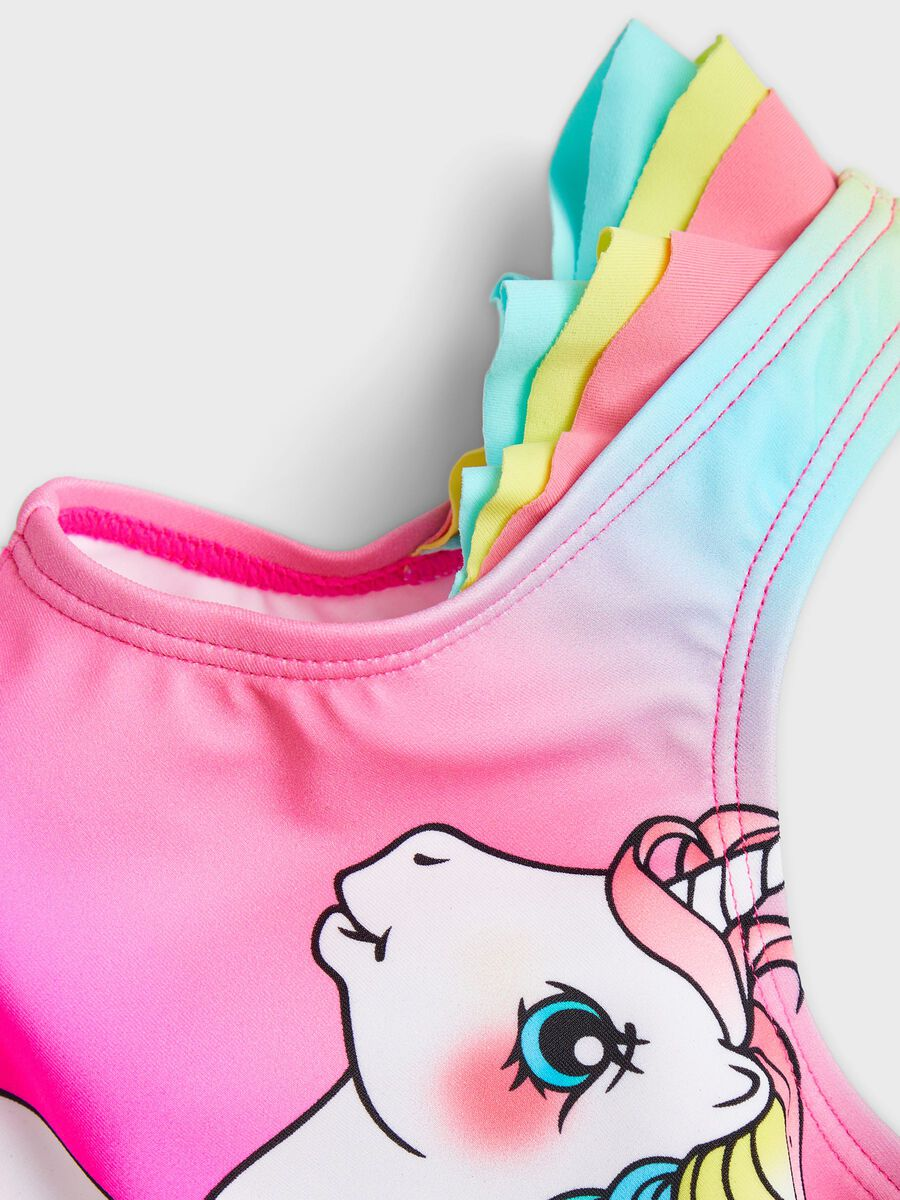Costume Mare Bikini Unicorno 2 Pezzi Bambina Ragazza 2/8 Anni - 13213877fuxia