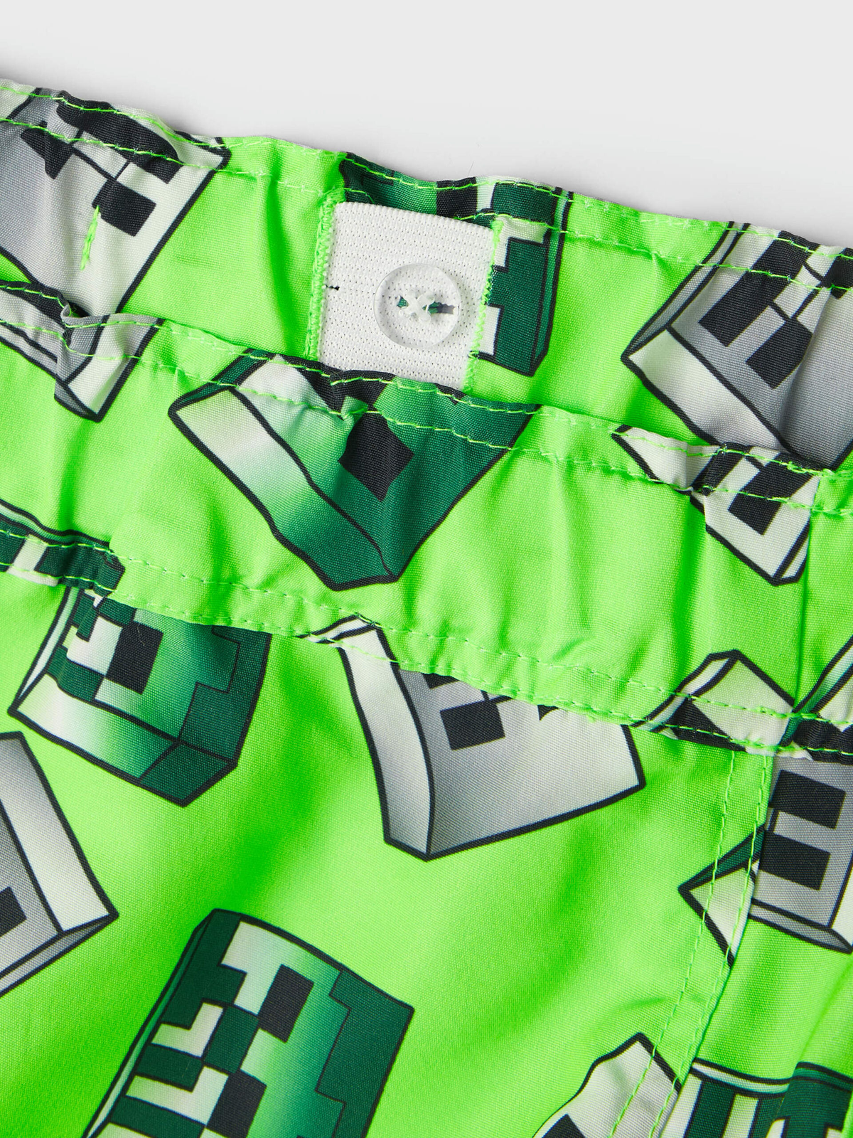 Costume Mare Minecraft Pantaloncino Bermuda Bambino 8/14 Anni - 13214028verde