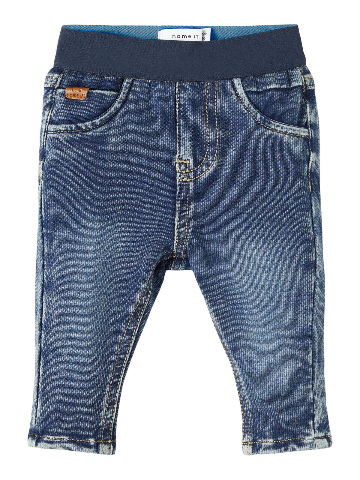 Pantalone Jeans con Vita Elasticizzata Neonato - 13197525