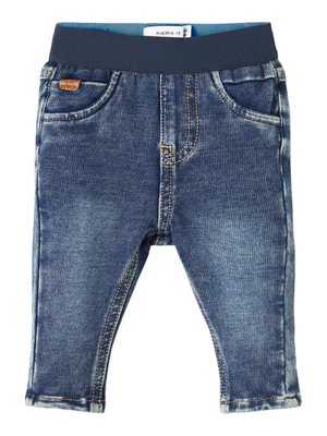 Pantalone Jeans con Vita Elasticizzata Neonato - 13197525