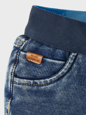 Pantalone Jeans con Vita Elasticizzata Neonato - 13197525
