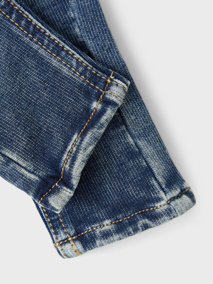 Pantalone Jeans con Vita Elasticizzata Neonato - 13197525