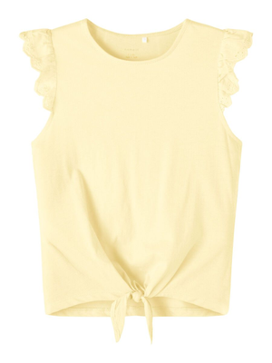 T-Shirt M.c. Maglietta con Nodo Bambina - 13217364giallo