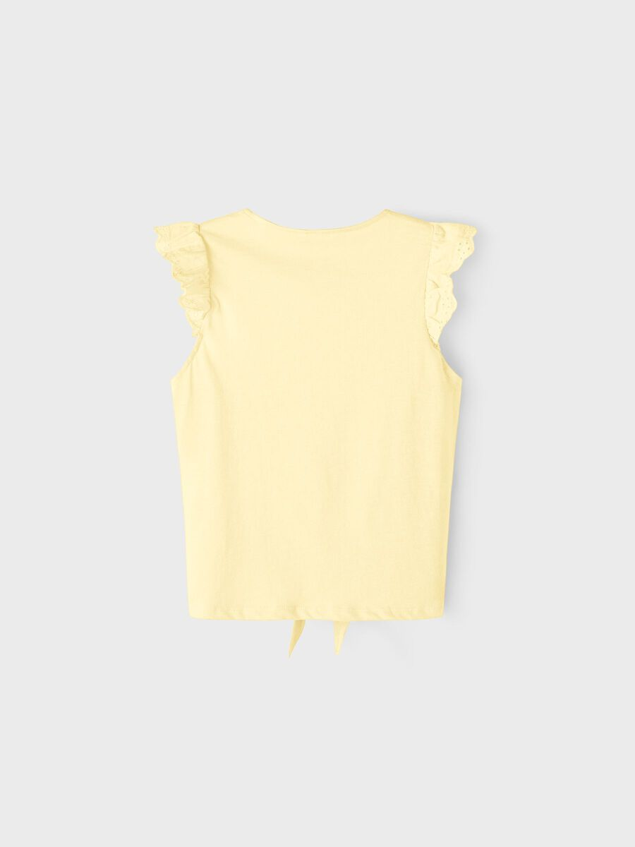 T-Shirt M.c. Maglietta con Nodo Bambina - 13217364giallo