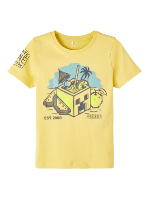 T-Shirt M.c. Minecraft Maglietta Ragazzo - 13217955giallo