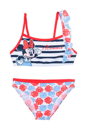 Costume Mare Minnie Mouse DISNEY Bikini 2 Pezzi Bambina - We1862rosso