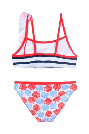 Costume Mare Minnie Mouse DISNEY Bikini 2 Pezzi Bambina - We1862rosso