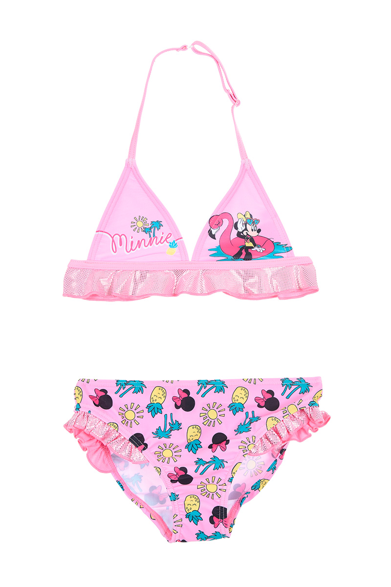 Costume Mare Minnie Mouse DISNEY Bikini 2 Pezzi Bambina - We1868rosa