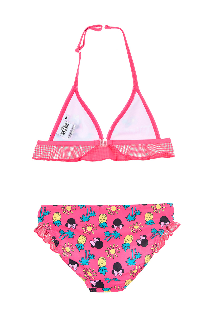 Costume Mare Minnie Mouse DISNEY Bikini 2 Pezzi Bambina - We1868fuxia