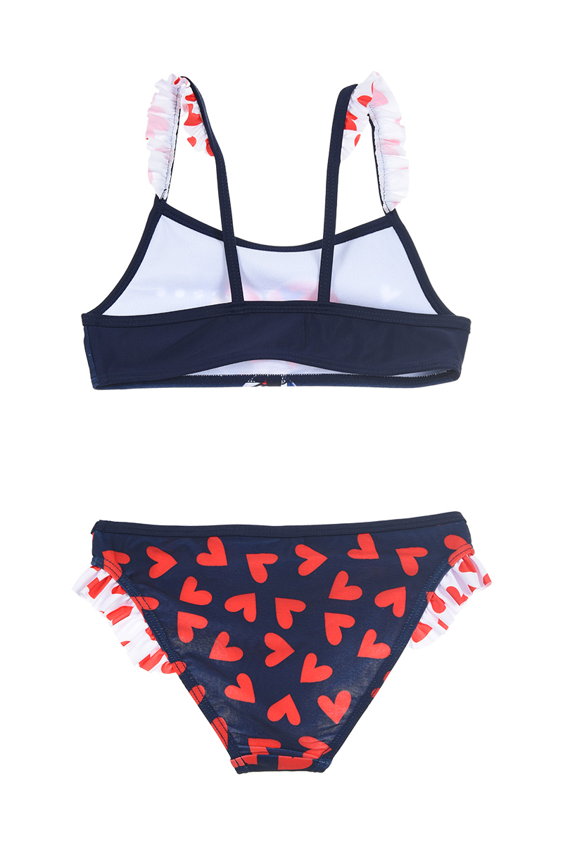 Costume Mare Minnie Mouse DISNEY Bikini 2 Pezzi Bambina - We1861blu