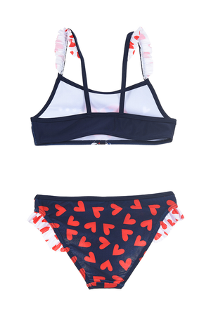 Costume Mare Minnie Mouse DISNEY Bikini 2 Pezzi Bambina - We1861blu