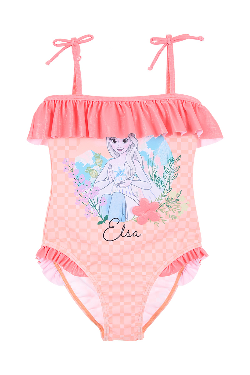 Costume Mare Frozen DISNEY Elsa Intero Bambina - We1875arancio
