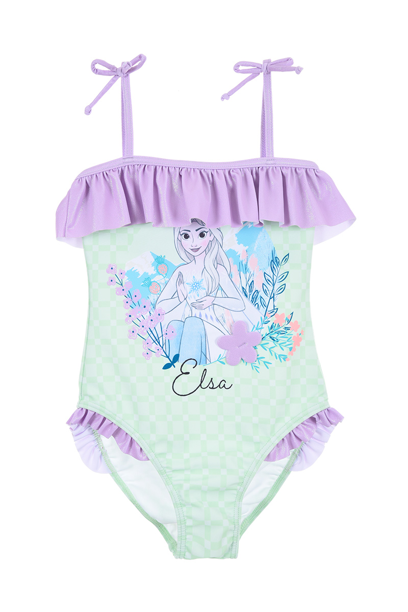 Costume Mare Frozen DISNEY Elsa Intero Bambina - We1875verde
