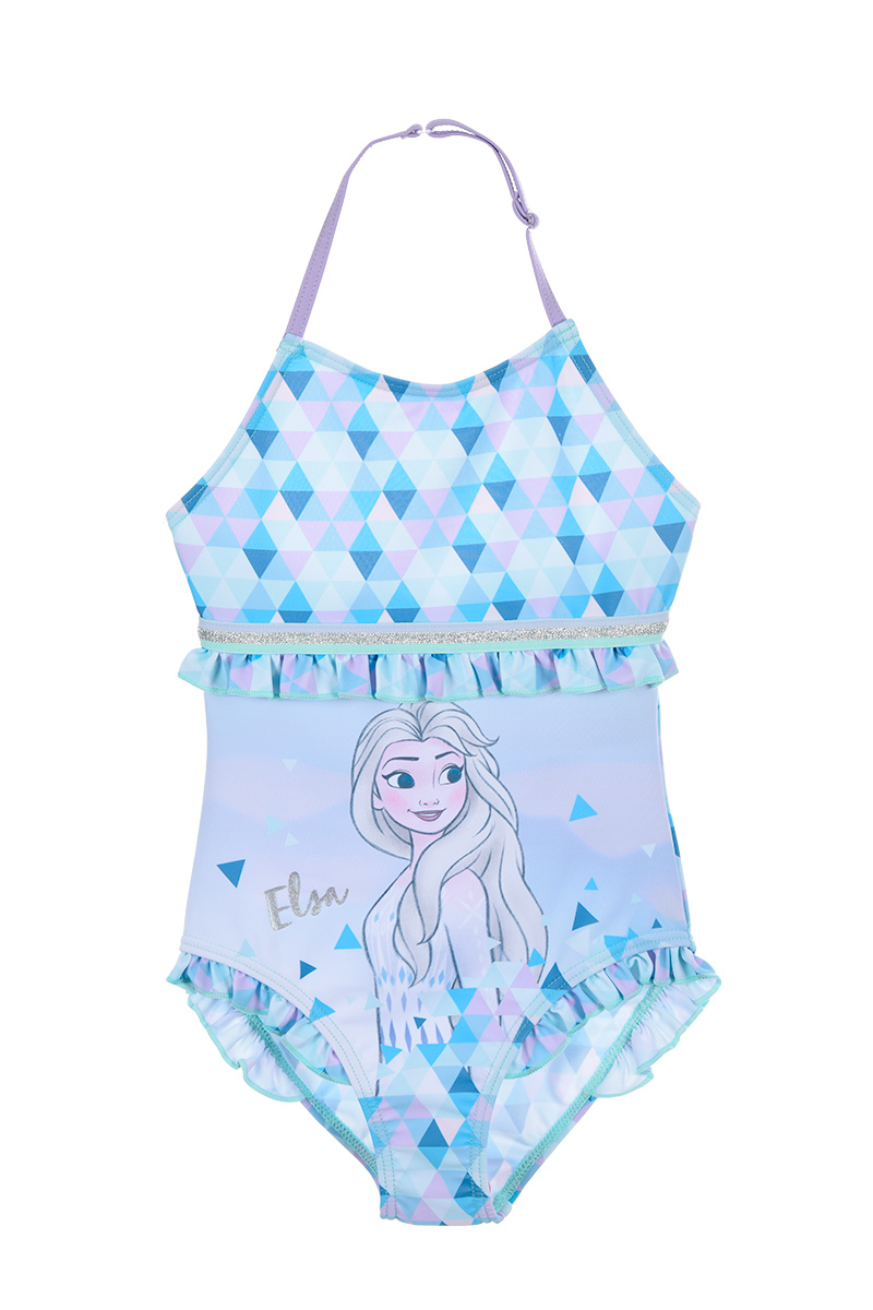 Costume Mare Frozen DISNEY Elsa Intero Bambina - We1881azzurro