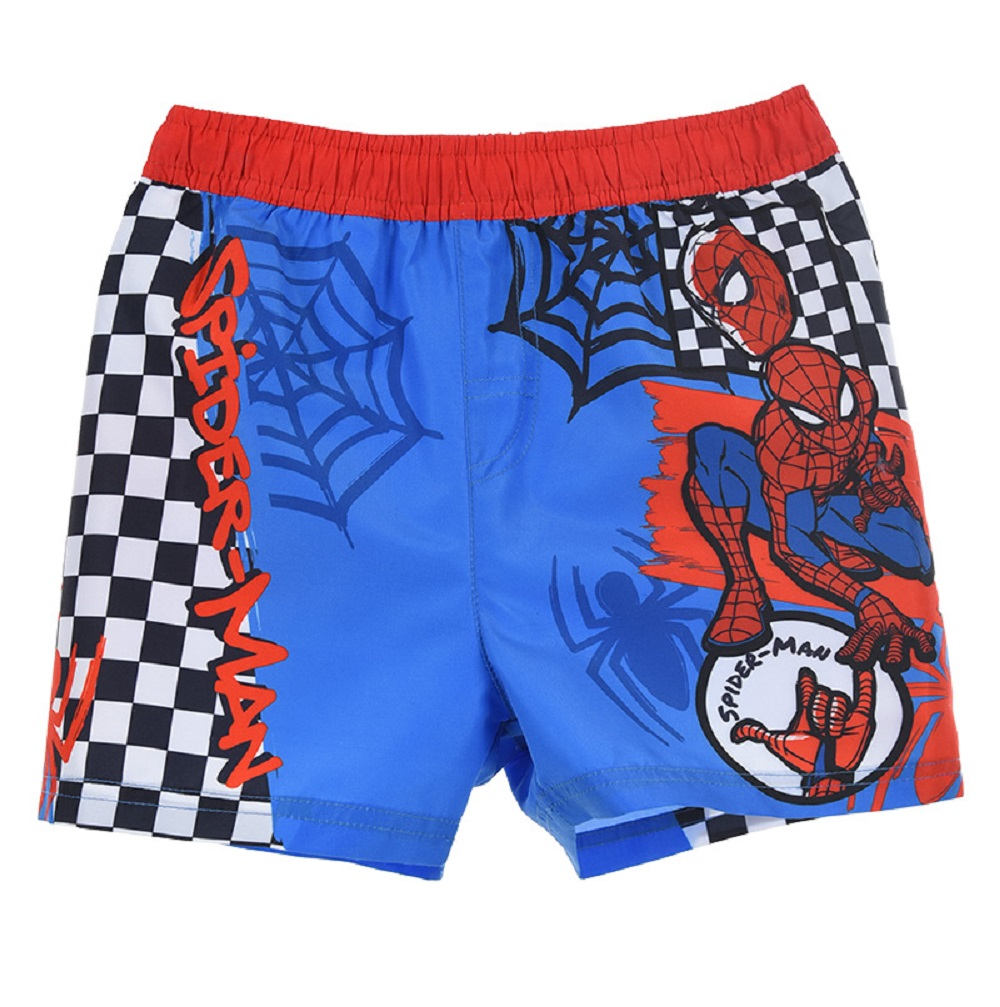 Costume Mare Spiderman MARVEL Bermuda Pantaloncino Bambino - We1806blu