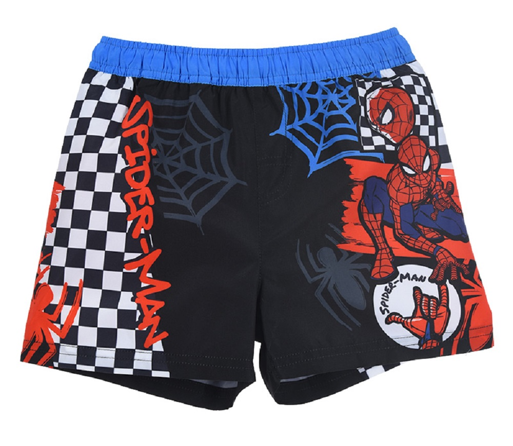 Costume Mare Spiderman MARVEL Bermuda Pantaloncino Bambino - We1806nero