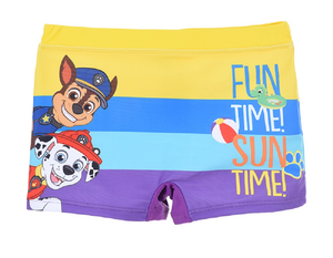 Costume Mare Paw Patrol Parigamba Pantaloncino Bambino - We1838giallo
