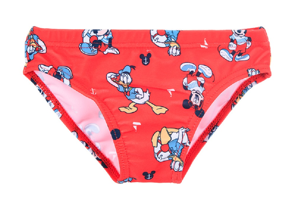 Costume Mare Topolino DISNEY Mickey Mouse Slip Mutandina Bambino Neonato - We0217rosso