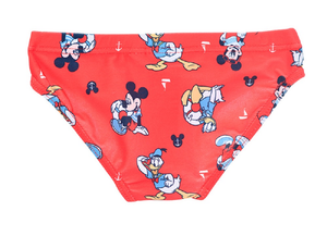 Costume Mare Topolino DISNEY Mickey Mouse Slip Mutandina Bambino Neonato - We0217rosso