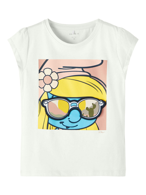 T-Shirt M.c. Puffetta Maglietta Bambina - 13217769bianco