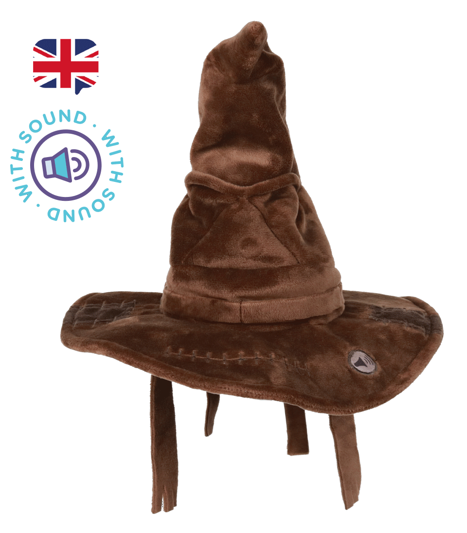Peluche Cappello Parlante Harry Potter con Suono 4 Frasi in Inglese Pupazzo Cm. 25 - 760020781