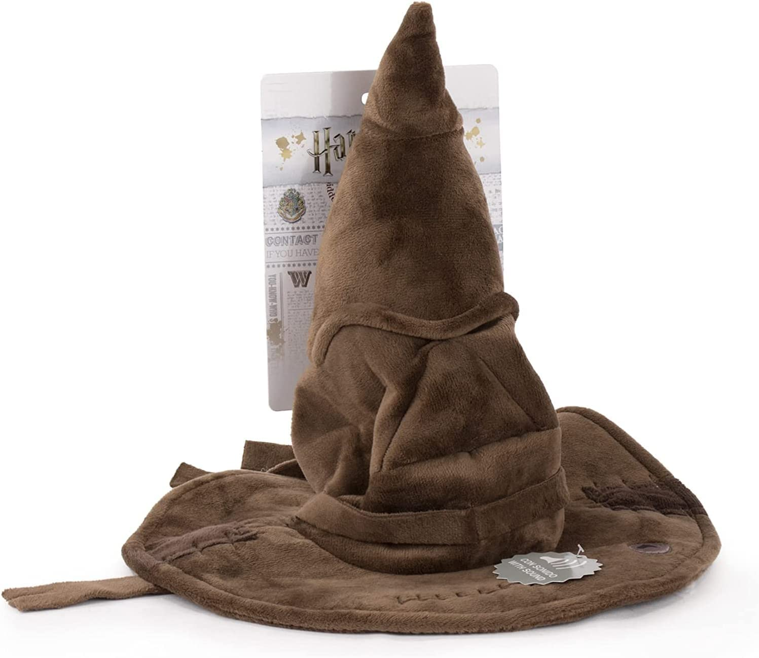 Peluche Cappello Parlante Harry Potter con Suono 4 Frasi in Inglese Pupazzo Cm. 25 - 760020781