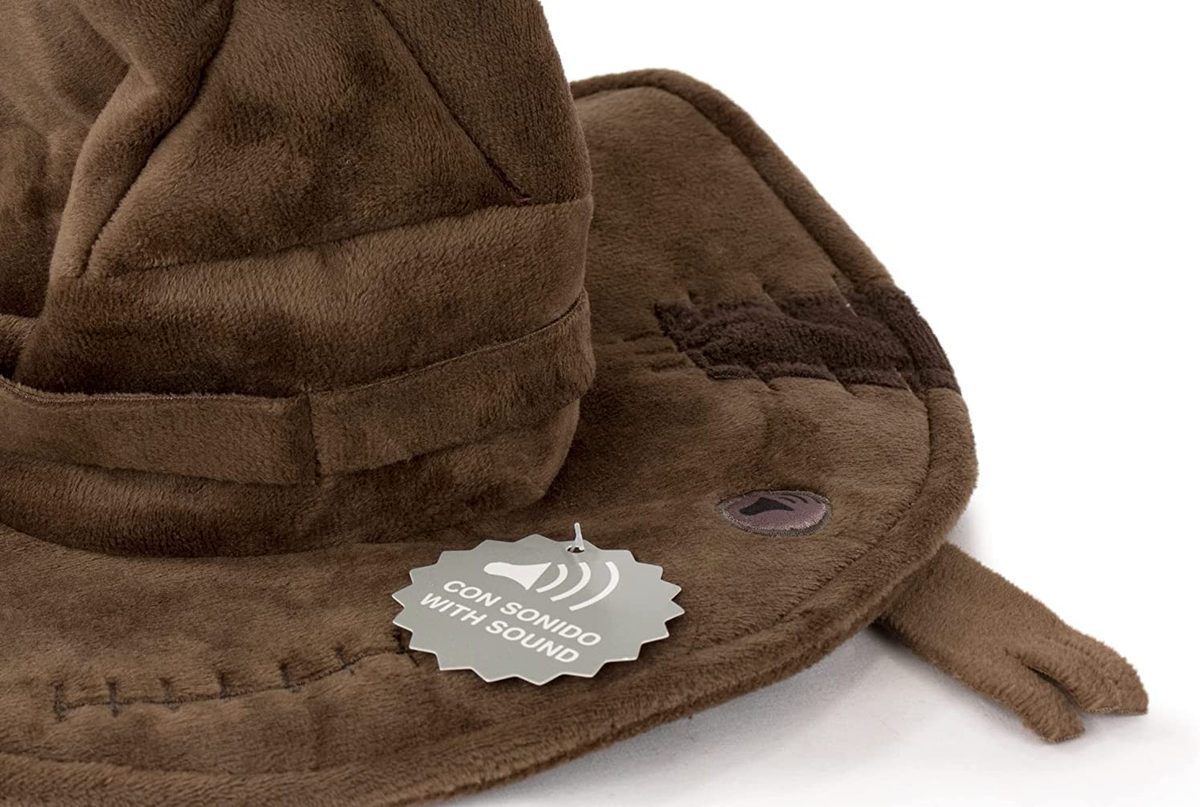 Peluche Cappello Parlante Harry Potter con Suono 4 Frasi in Inglese Pupazzo Cm. 25 - 760020781