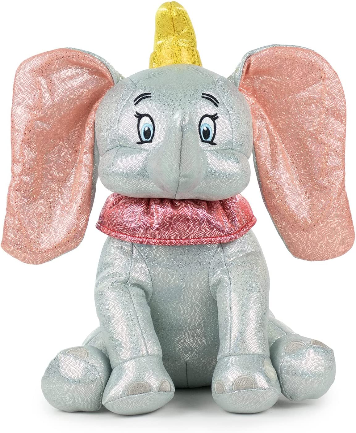 Peluche Dumbo DISNEY 100 Anniversario Cromato Olografico con Suono 30 CM - 760021959