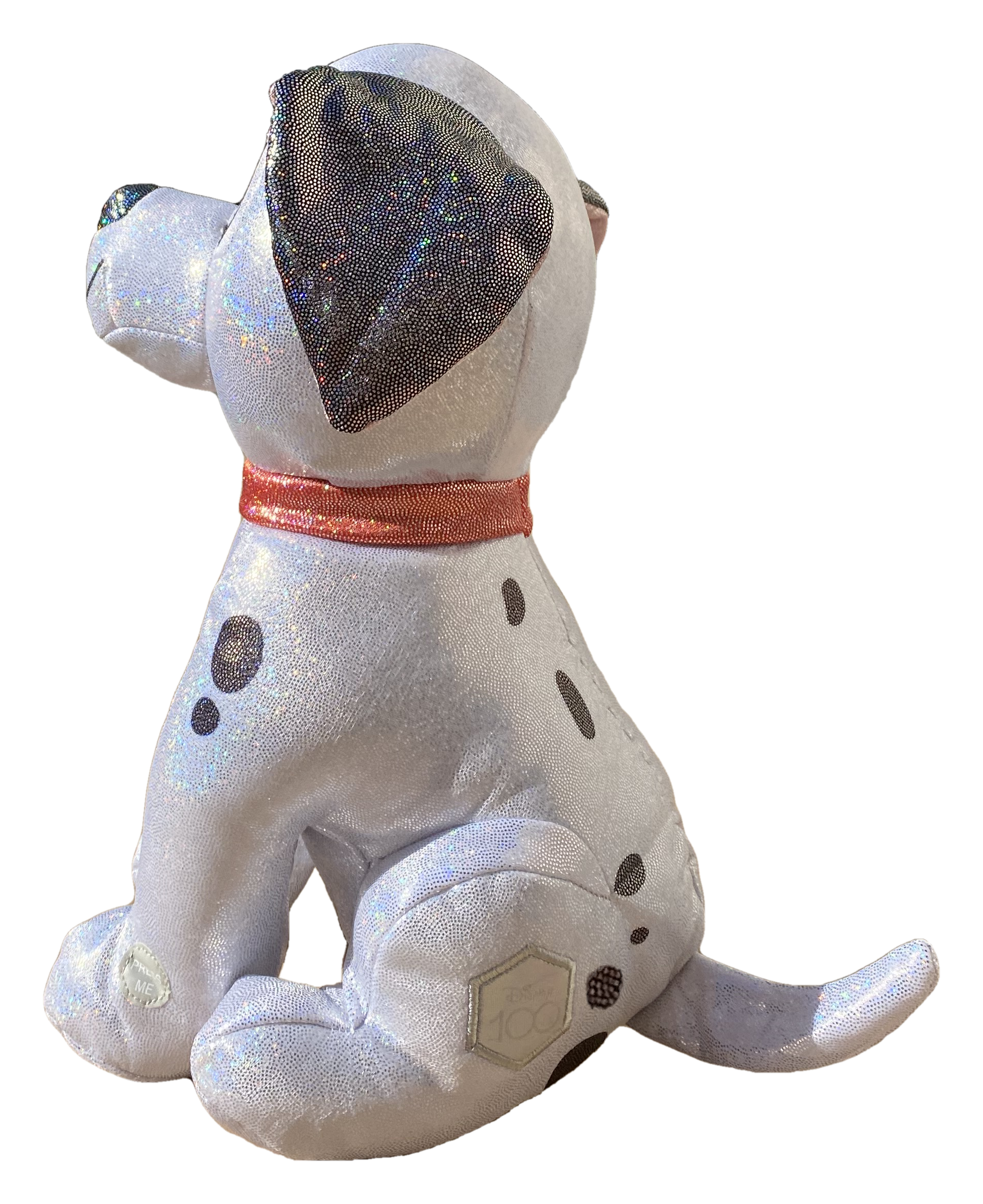 Peluche Lucky DISNEY Carica Dei 101 100 Anniversario Cromato Olografico con Suono 30 CM - 760021961