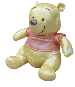 Peluche Winnie the Pooh DISNEY 100 Anniversario Cromato Olografico con Suono 30 CM - 760021963