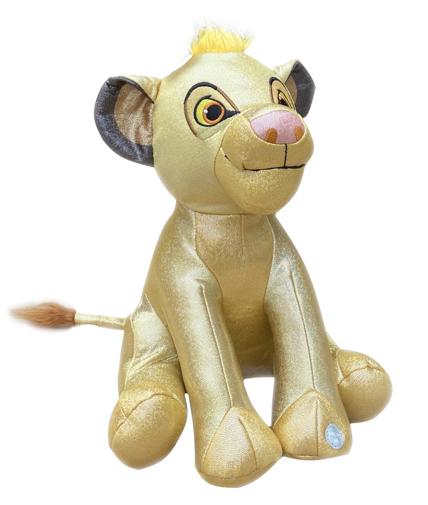 Peluche Simba DISNEY 100 Anniversario Cromato Olografico con Suono 30 CM - 760021960