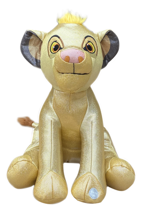 Peluche Simba DISNEY 100 Anniversario Cromato Olografico con Suono 30 CM - 760021960