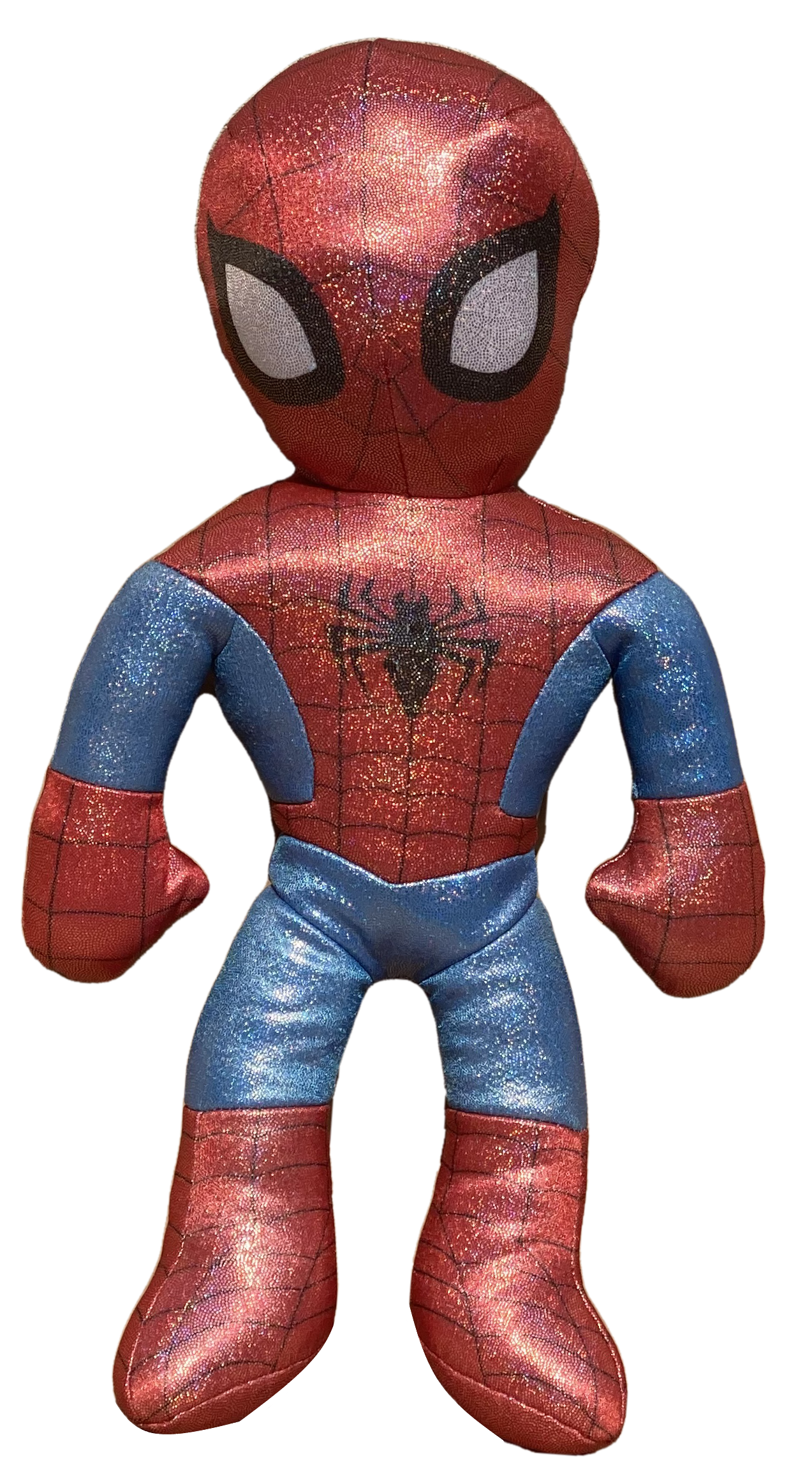 Peluche Spiderman DISNEY 100 Anniversario Cromato Olografico con Suono 40 CM - 760022063