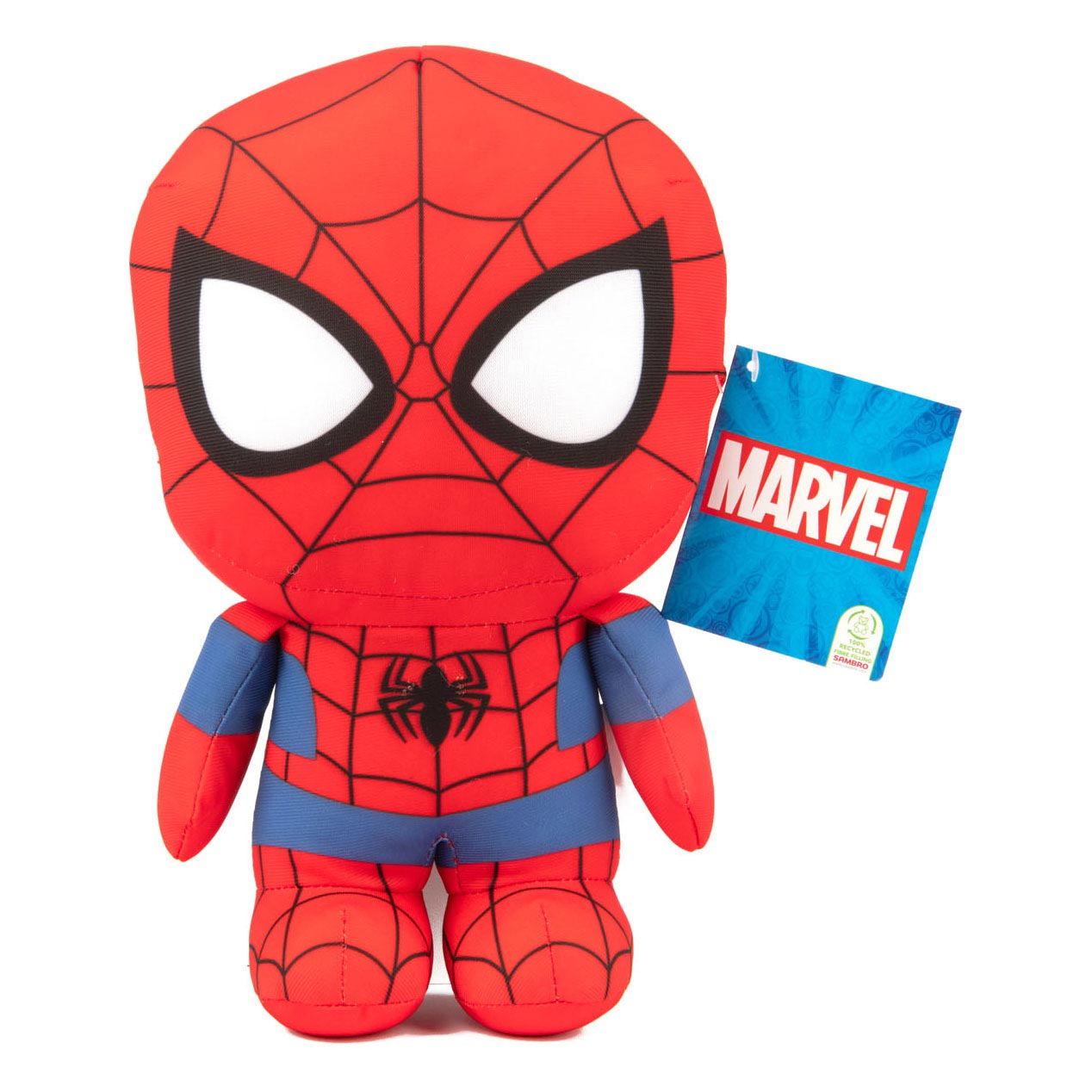 Peluche Spiderman MARVEL Testone Pupazzo con Suono Cm. 30 - Mar-9350-2