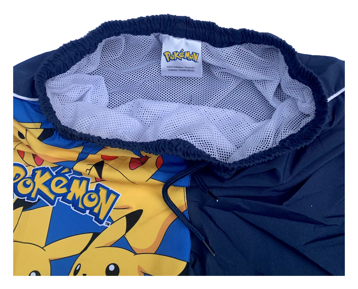 Costume Mare Pikachu Pokemon Bermuda Pantaloncino Ragazzo - Pok23-0454