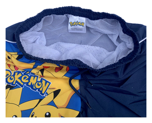 Costume Mare Pikachu Pokemon Bermuda Pantaloncino Ragazzo - Pok23-0454