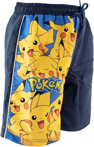 Costume Mare Pikachu Pokemon Bermuda Pantaloncino Ragazzo - Pok23-0454