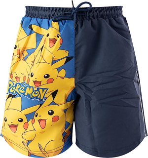 Costume Mare Pikachu Pokemon Bermuda Pantaloncino Ragazzo - Pok23-0454